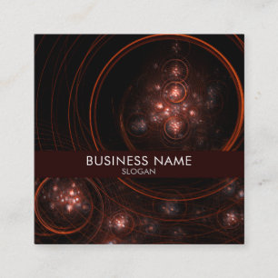 Carte De Visite Carré Starlight Abstrait Art Professional