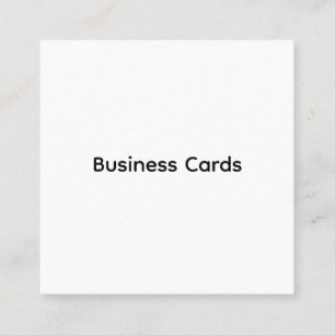 Carte De Visite Carré Supprimer ce texte et ajouter votre propre concept