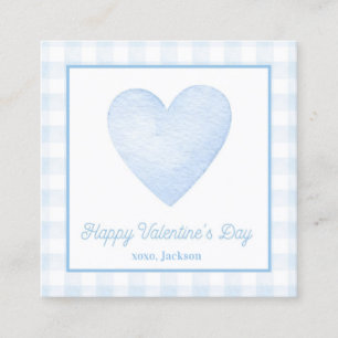 Carte De Visite Carré Tag de la Saint Valentin Favor