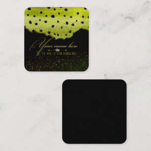 Carte De Visite Carré Tarjeta De Visita Cuadrada couleur pistacho