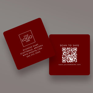 Carte De Visite Carré Téléchargez votre logo générateur de code QR perso