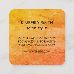 Carte De Visite Carré Texture moderne de Grunge