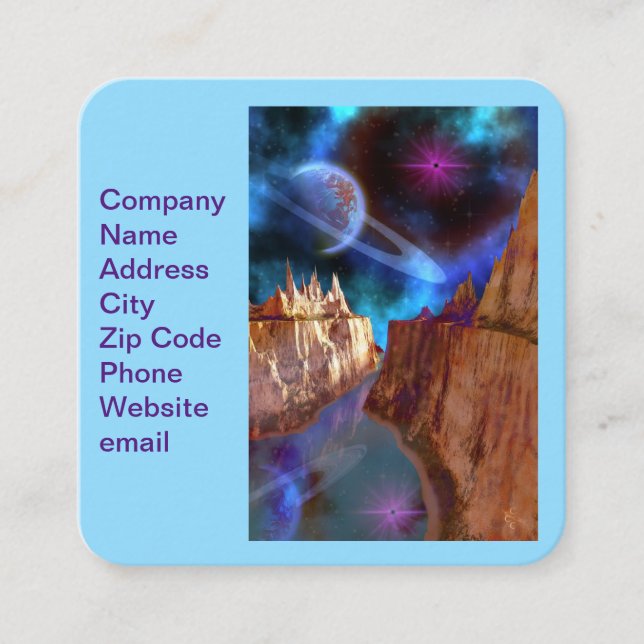 Carte De Visite Carré Transcendant (Devant)