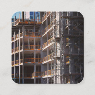 Carte De Visite Carré Under Construction