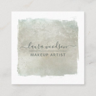 Carte De Visite Carré Vert moderne