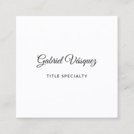 Carte De Visite Carré Vibe minimaliste et élégante