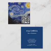 Vincent Van Gogh - La nuit étoilée - Code QR