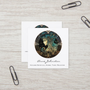 Carte de visite Carré Virgo Zodiac