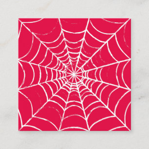 Carte De Visite Carré Web rose