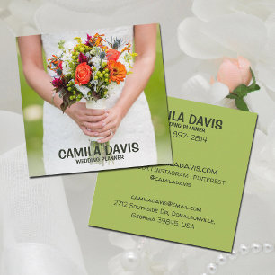 Carte De Visite Carré Wedding planner