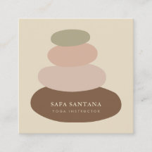 Yoga Instructeur Massage Zen Stones Rustique