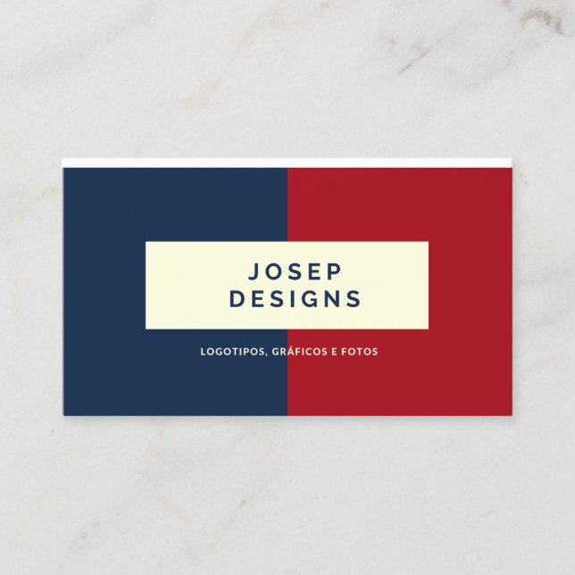 Carte De Visite Cartão de visita escritório modéno designer  (Devant)