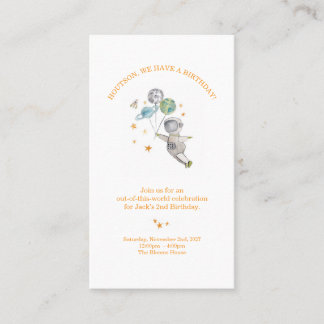 Carte De Visite Carton d'invitation d'anniversaire pour enfants as