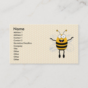Carte De Visite Cartoon Bee