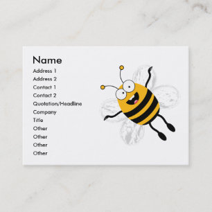 Carte De Visite Cartoon Bee
