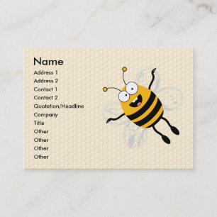 Carte De Visite Cartoon Bee