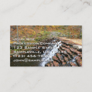 Carte De Visite Cascade du parc d'état Laurel Hill State Park II