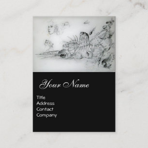 CARTE DE VISITE CASCADES AVEC JEUNE FILLE