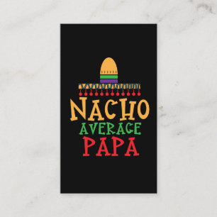 Carte De Visite Casquette mexicain de grand-papa moyen de papa de