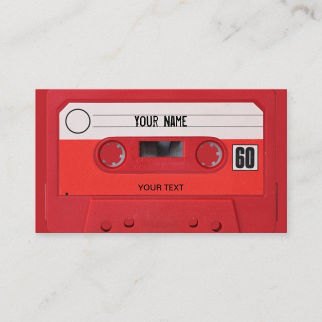 Carte de visite Cassette (Devant)