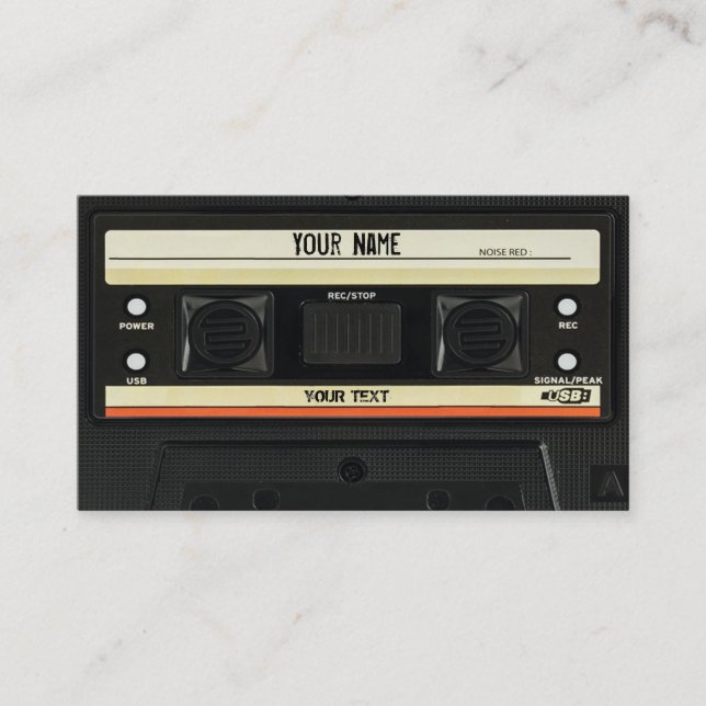 Carte de visite Cassette (Devant)