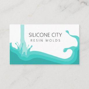 Carte De Visite Casting de silicone