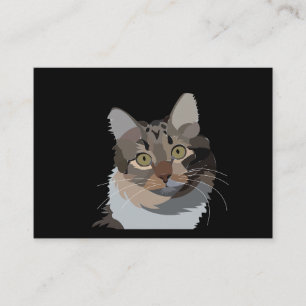 Carte De Visite Cat Animal Animaux Animaux de compagnie Illustrati