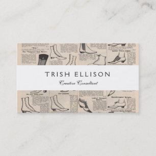 Carte De Visite Catalogue de chaussures pour dames vintage - 1900s