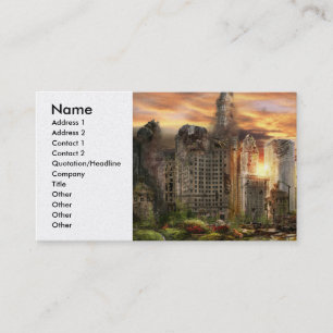 Carte De Visite Catastrophe - Chicago, IL - Il faut promener le ch