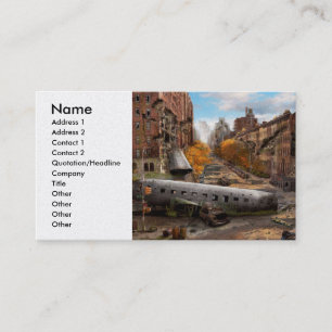 Carte De Visite Catastrophe - New York, NY - Pas de virage à gauch