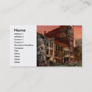 Carte De Visite Catastrophe - Pittsburgh, PA - Le bogue Y2K