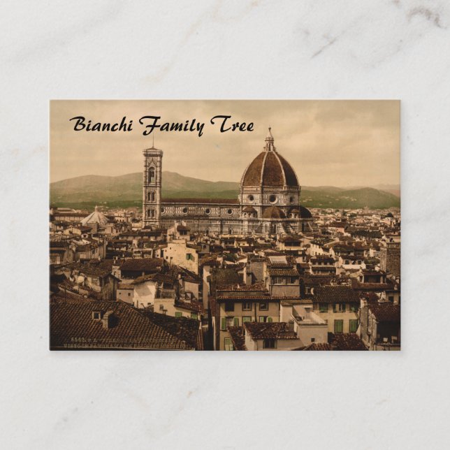 Carte De Visite Cathédrale de Florence, Toscane, Italie (Devant)