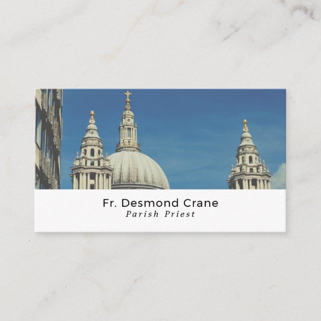 Carte De Visite Cathédrale Saint-Paul, Christianisme, Religieux (Devant)