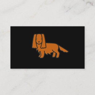 Carte De Visite cavalier roi charles spaniel ruby dessin animé
