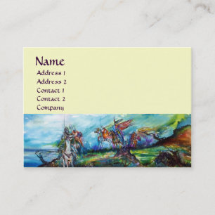 CARTE DE VISITE CAVALIERS DANS LA TEMPÊTE