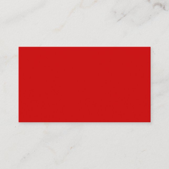 Carte De Visite #CC0000 Code hexadécimal Web Couleur foncé Argile  (Devant)