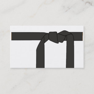 Carte De Visite Ceinture noire/instructeur de karaté