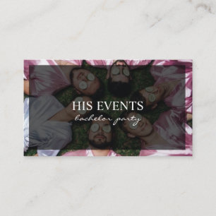Carte De Visite Célébration de fête de bachelorette