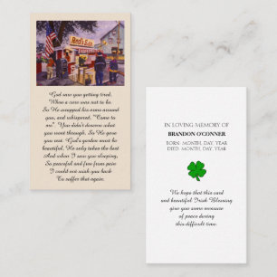 Carte De Visite Célébration de la vie Red's Eats Lobster Prière Ca