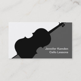 Carte De Visite Cello Musicien enseignant Joueur Cellist Musique