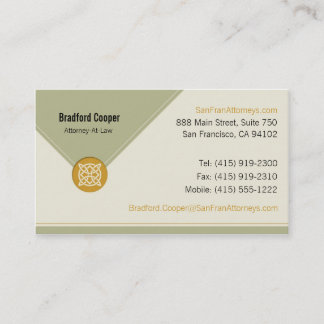 Carte de visite celtique d'entreprise de noeud