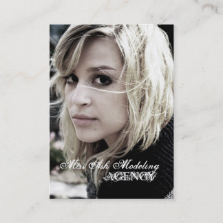 Carte De Visite Cendre modelant, AGENCE