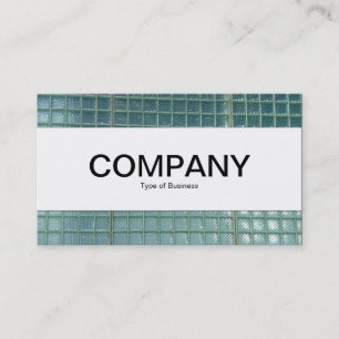 Carte De Visite Centre Band  - Glass Wall 01