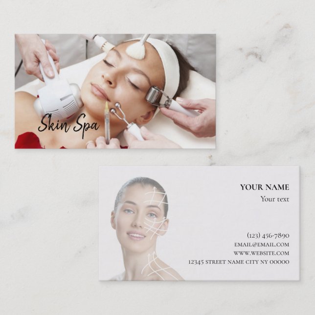 Carte De Visite Centre de chirurgie et de rajeunissement en plasti (Devant / Derrière)