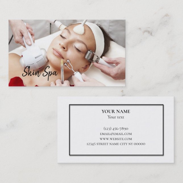 Carte De Visite Centre de chirurgie et de rajeunissement en plasti (Devant / Derrière)