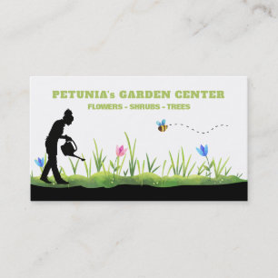 Carte De Visite *~* Centre de jardin Pépinière Horticulturiste M