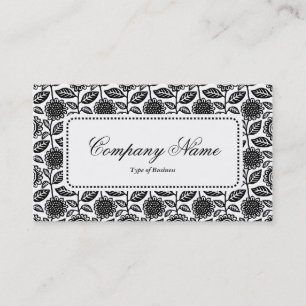 Carte De Visite Centre Label v5 - Motif Floral 280313