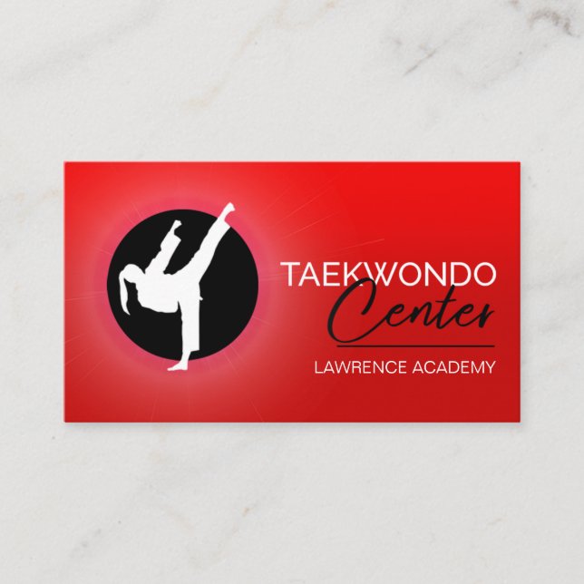 Carte De Visite Centre Taekwondo (Devant)