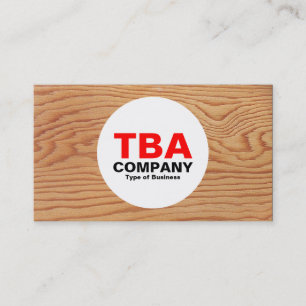 Carte De Visite Cercle - Bois 02