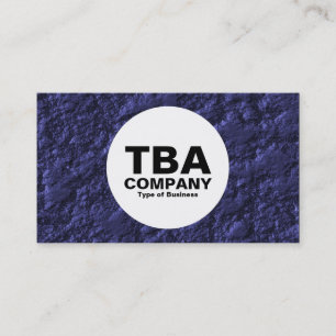 Carte De Visite Cercle - Charbon